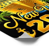 Happy New Year 2026 Cruising Into The New Year 202 Poster (Hoek)