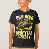 Happy New Year 2026 Cruising Into The New Year 202 T-shirt (Voorkant)