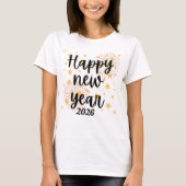 Happy New Year 2026 Custom T-shirt (Voorkant)