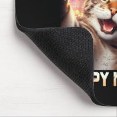 Happy New Year 2026 Cute Cat Capybara Party Art Muismat (Hoek)