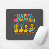 Happy New Year 2026 Cute Duck Party Gift Long Slee Muismat (Met muis)