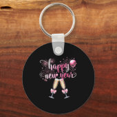 Happy New Year 2026, Cute Funny Gift Men, Women  Sleutelhanger (Voorkant)