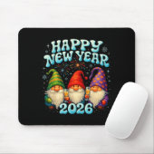 Happy New Year 2026 Cute Gnome Party Gift  Muismat (Met muis)