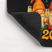 Happy New Year 2026 Cute Gnome Party Gift Muismat (Hoek)