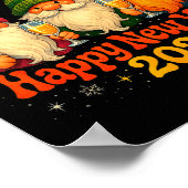 Happy New Year 2026 Cute Gnome Party Gift Poster (Hoek)