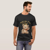 Happy New Year 2026 Cute Teddy Bear Illustration T-shirt (Voorkant volledig)