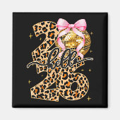 Happy New Year 2026 Disco Ball Bow New Year's Eve Magneet (Voorkant)