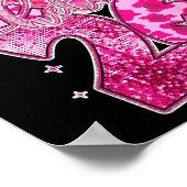 Happy New Year 2026 Disco Ball Bow New Year's Eve  Poster (Hoek)