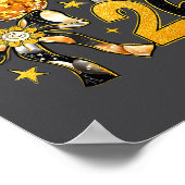 Happy New Year 2026 Disco Ball Coquette Bow New Ye Poster (Hoek)