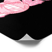 Happy New Year 2026 Disco Ball Nk Coquette Bow Fam Poster (Hoek)