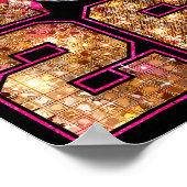 Happy New Year 2026 Disco Ball Nk Coquette Bow Fam Poster (Hoek)