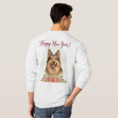 Happy New Year 2026 Dog Long Sleeve Shirt (Achterkant volledig)