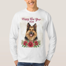 Happy New Year 2026 Dog Long Sleeve Shirt