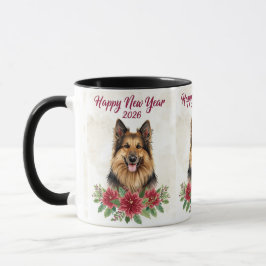 Happy New Year 2026 Dog Lover Mug Mok