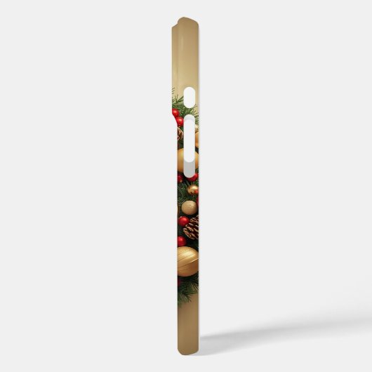 happy new year 2026 elegant wreath  Case-Mate iPhone case (Achterkant / Links)