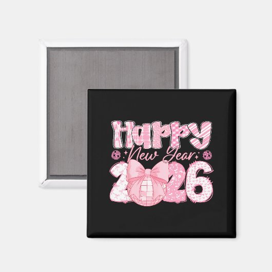 Happy New Year 2026 Eve Party Family Matching Men  Magneet (Voorkant / Achterkant)