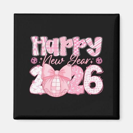 Happy New Year 2026 Eve Party Family Matching Men  Magneet (Voorkant)