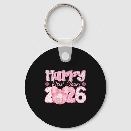 Happy New Year 2026 Eve Party Family Matching Men Sleutelhanger (Voorkant)