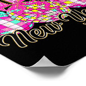 Happy New Year 2026 Family Celebration New Years E Poster (Hoek)