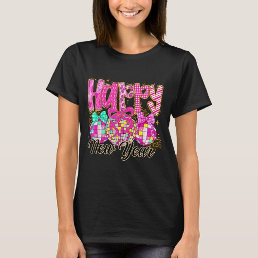 Happy New Year 2026 Family Celebration New Years E T-shirt (Voorkant)
