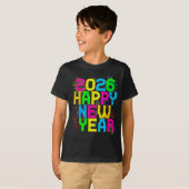 Happy New Year 2026 Family Celebration New Years E T-shirt (Voorkant volledig)