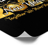 Happy New Year 2026 Family Together We Make Memori Poster (Hoek)