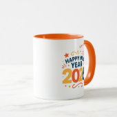Happy New Year 2026 Festive Celebration Combo Mug Mok (Voorkant rechts)