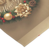 happy new year 2026 festive wreath runner korte tafelloper (Hoek)