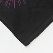 Happy New Year 2026 Fireworks  Fleece Deken (Hoek)