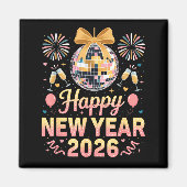 Happy New Year 2026 Fireworks New Year's Eve Party Magneet (Voorkant)