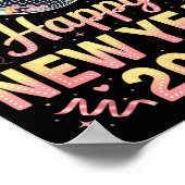 Happy New Year 2026 Fireworks New Year's Eve Party Poster (Hoek)