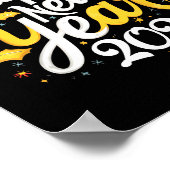 Happy New Year 2026 Fireworks Party Graphic Men Wo Poster (Hoek)