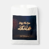 Happy New Year 2026 Fireworks Sparkling Gift Bedankzakje (Voorkant)