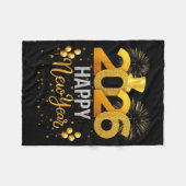 Happy New Year 2026  Fleece Deken (Voorkant (Horizontaal))