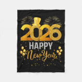 Happy New Year 2026  Fleece Deken (Voorkant)