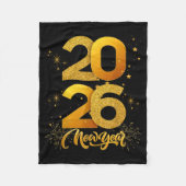 Happy New Year 2026  Fleece Deken (Voorkant)