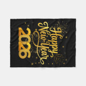 Happy New Year 2026  Fleece Deken (Voorkant (Horizontaal))
