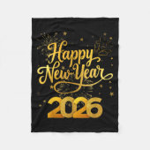 Happy New Year 2026  Fleece Deken (Voorkant)