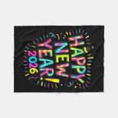 Happy New Year 2026  Fleece Deken (Voorkant (Horizontaal))