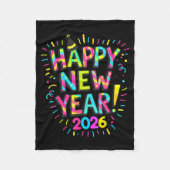 Happy New Year 2026  Fleece Deken (Voorkant)