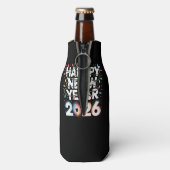 Happy New Year 2026 Flesjeskoeler (Fles Achterkant)