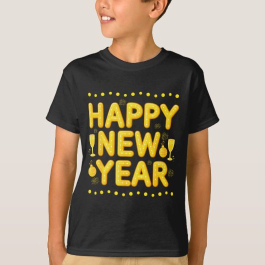 Happy New Year 2026 For Women Boys Men Kids New Ye T-shirt (Voorkant)