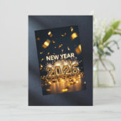 Happy New Year 2026 – Fresh Start, New Hopes Greet Feestdagenkaart (Staand voorkant)