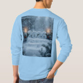 happy new year 2026 frosty winter long sleeve t-shirt (Achterkant)