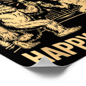 Happy New Year 2026 Funny Bigfoot And Alien Lovers Poster (Hoek)