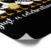 Happy New Year 2026 Funny Just A Celebrating Goose Poster (Hoek)