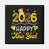 Happy New Year 2026 Funny New Years Eve Party Men  Magneet (Voorkant)