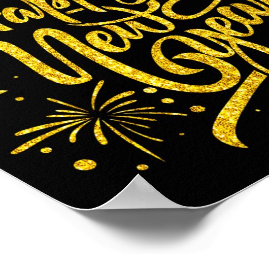 Happy New Year 2026 Funny New Years Eve Party Men Poster (Hoek)