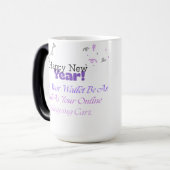 Happy New Year 2026 Funny Quote Gift, Magische Mok (Voorkant links)