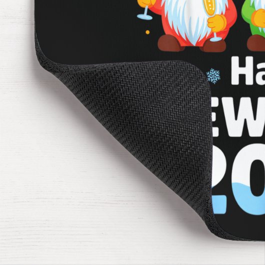 Happy New Year 2026 Gnome With Fireworks And Champ Muismat (Hoek)